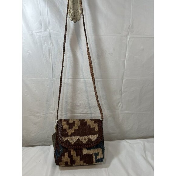 L. J. Simone Kilim wool Aztec SouthwesternTapestry  Purse new - Picture 2 of 15